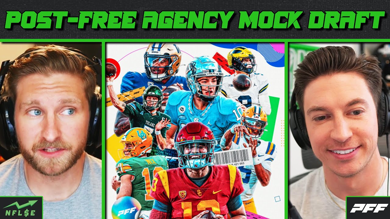 2-ROUND POST FREE AGENCY MOCK DRAFT (PLUS MIN-HOU TRADE) | NFL Stock Exchange