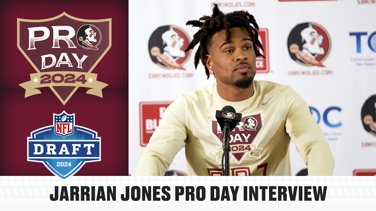 FSU Football | JARRIAN JONES 2024 FSU Pro Day Interview | NFL Draft