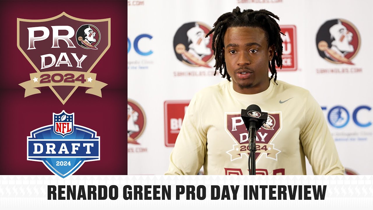 FSU Football | RENARDO GREEN 2024 FSU Pro Day Interview | NFL Draft