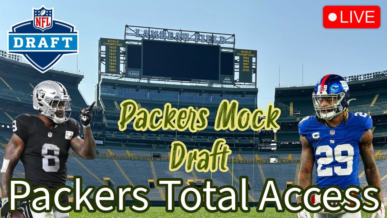 Green Bay Packers 2024 NFL Mock Draft Post Xavier McKinney – Josh Jacobs Signing