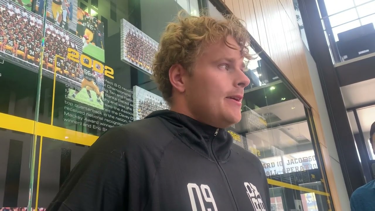 Iowa football’s Tory Taylor talks experience at 2024 NFL Scouting Combine