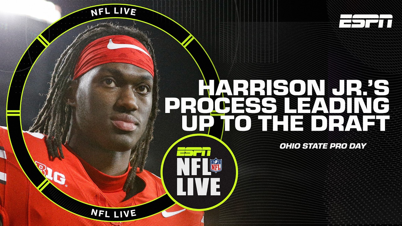 Marvin Harrison Jr.’s process leading up to the NFL Draft 👀 | NFL Live