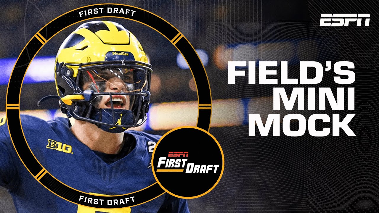 Mel Kiper Jr. Reacts to Field Yates’ Mini Mock Draft | First Draft 🏈