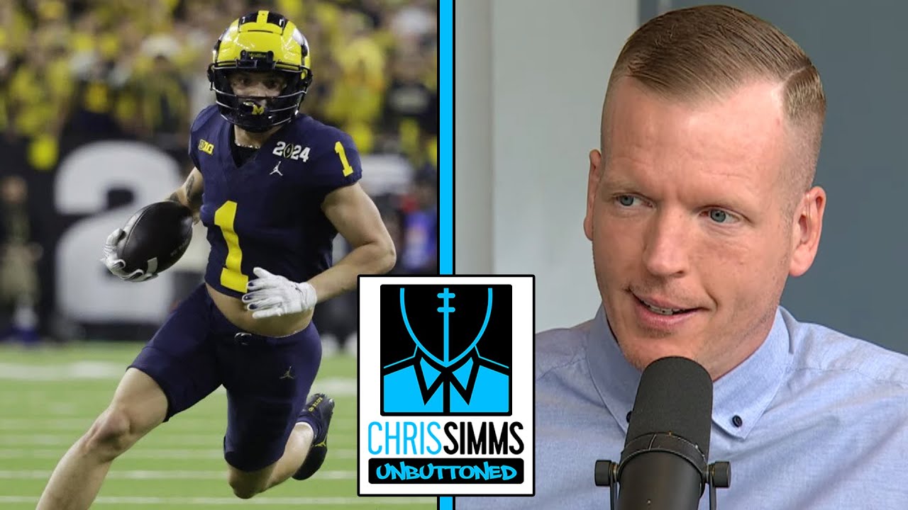 NFL Draft 2024 WR rankings: Roman Wilson, Michigan | Chris Simms Unbuttoned | NFL on NBC