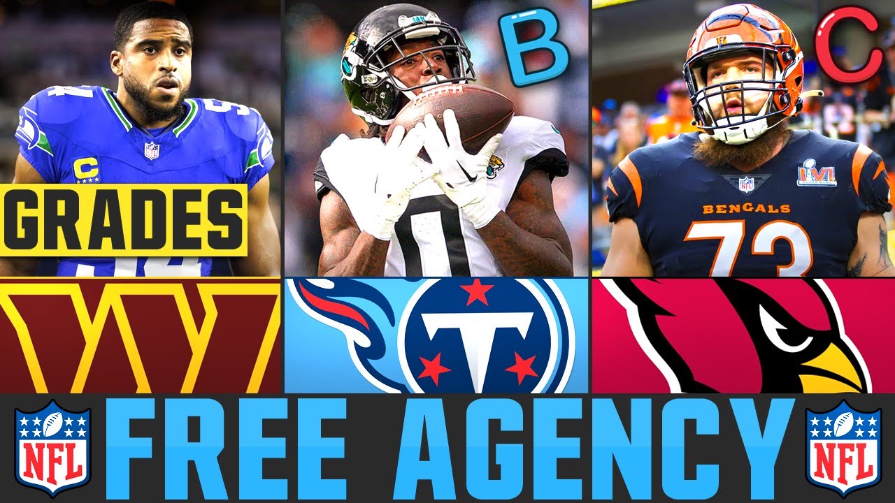 NFL Free Agency Signings & Grades | NFL Free Agency Winners & Losers | Calvin Ridley to The Titans!