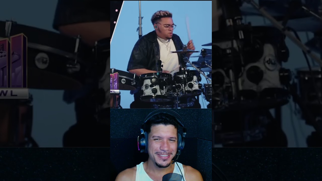 REAGINDO Usher – Super Bowl LVIII Halftime Show 2024  #react #drumcover #baterista #music