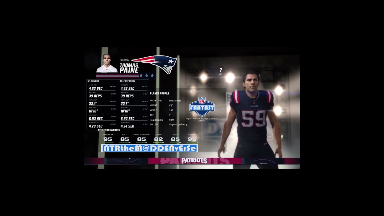 2024 NFL Draft Pick 3 PATRIOTS #newengland #patriots #nfldraft #nfldraft2024 #franchise #madden24