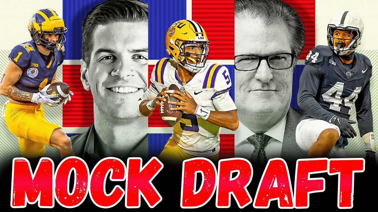 ESPN’s THREE ROUND 2024 NFL Mock Draft | Mock The Mock