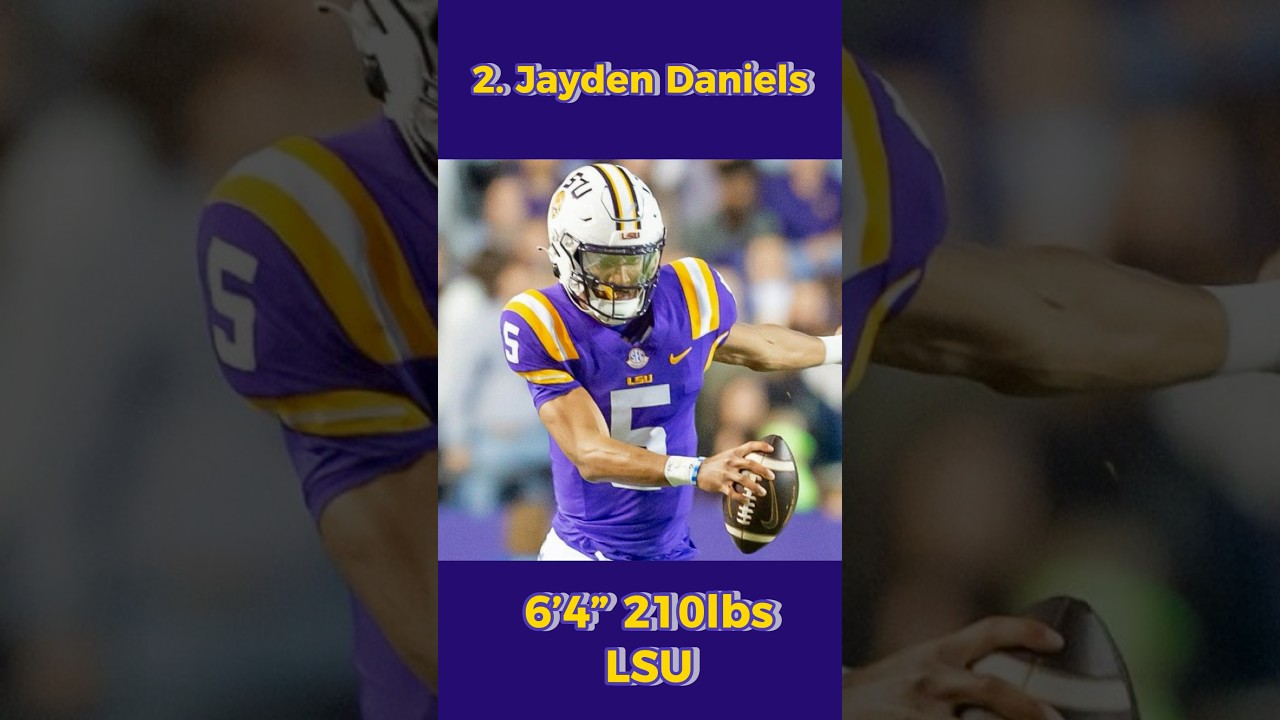 Part 2 Top 5 QBs in the 2024 NFL Draft @NFL #nfldraft #geauxtigers #fighton #draft #football