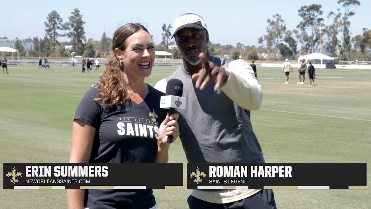 1-on-1 w/ Saints Legend Roman Harper | Saints Training Camp 2024