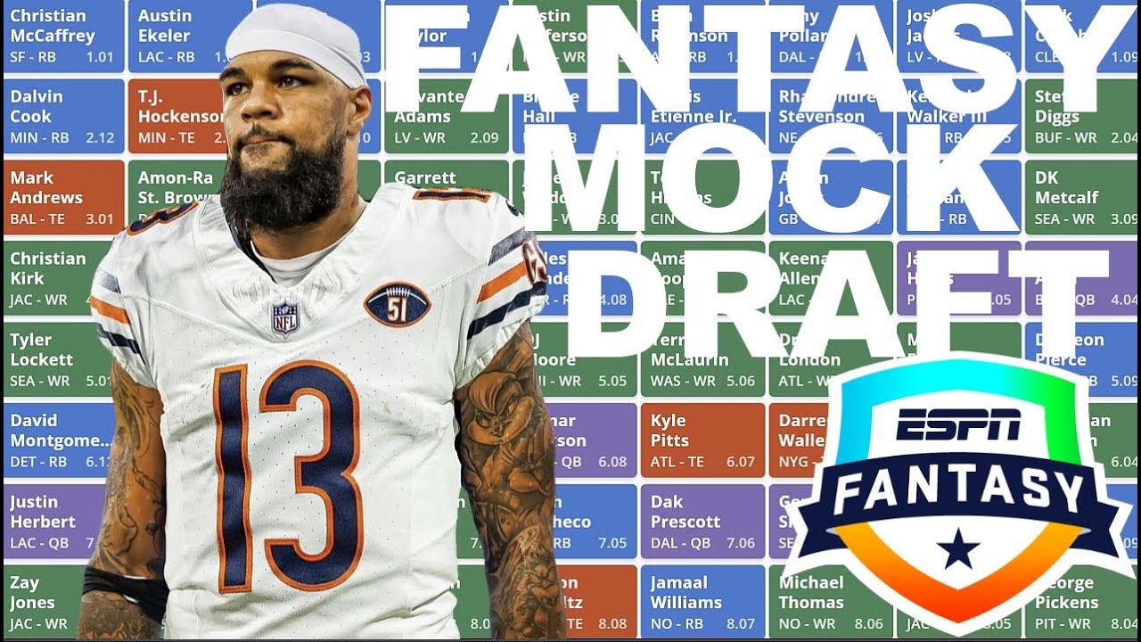 2024 Fantasy Football Mock Draft | 10-Team PPR – 4th Pick