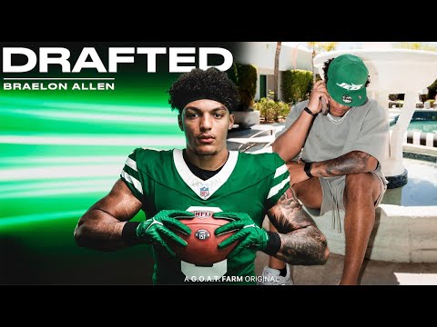 Braelon Allen | NFL Draft Day | NY Jets Draft Wisconsin Beast at RB 😤