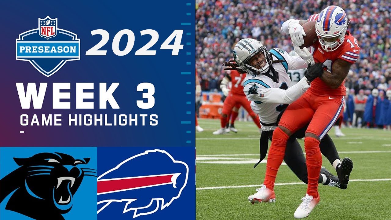 Carolina Panthers vs Buffalo Bills FULL GAME WEEK 3 | NFL Preseason | NFL Highlights Today