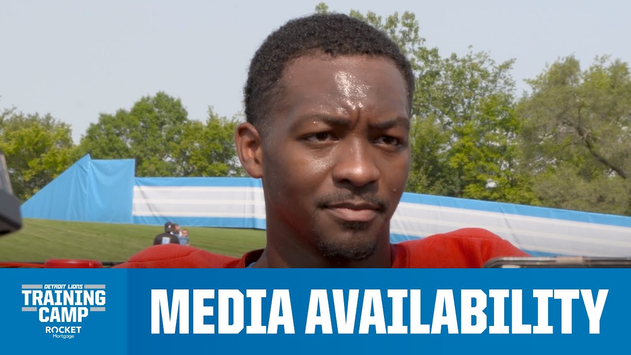 Detroit Lions players meet with the media on August 14 | 2024 Training Camp Day 14