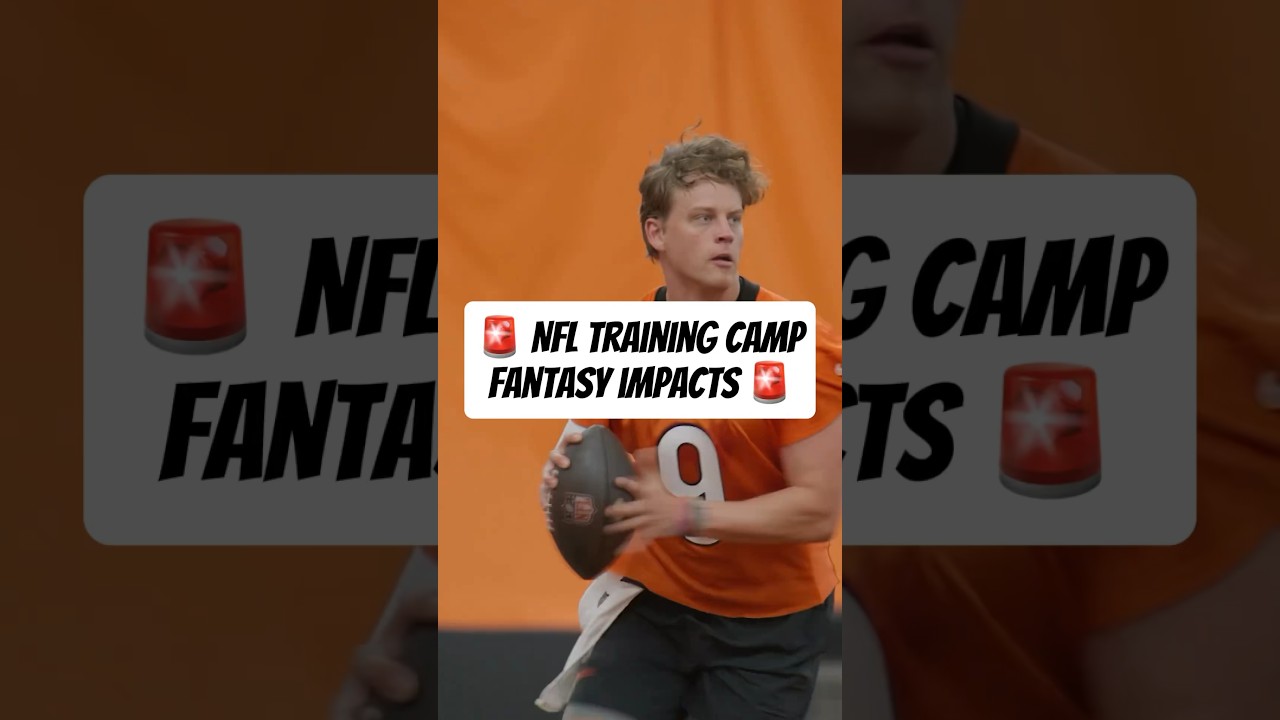 Fantasy Impact of NFL Training Camp! Subscribe to @Watson.Sports #nfl #fantasyfootball #football