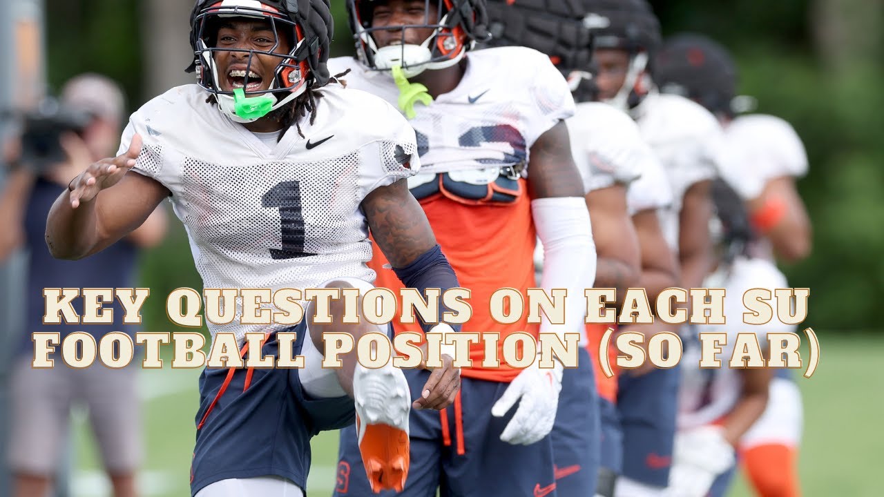 Key questions about each Syracuse football position halfway through 2024 training camp