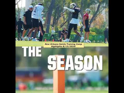 New Orleans Saints Training Camp Highlights 8/13/2024! #saintsnation