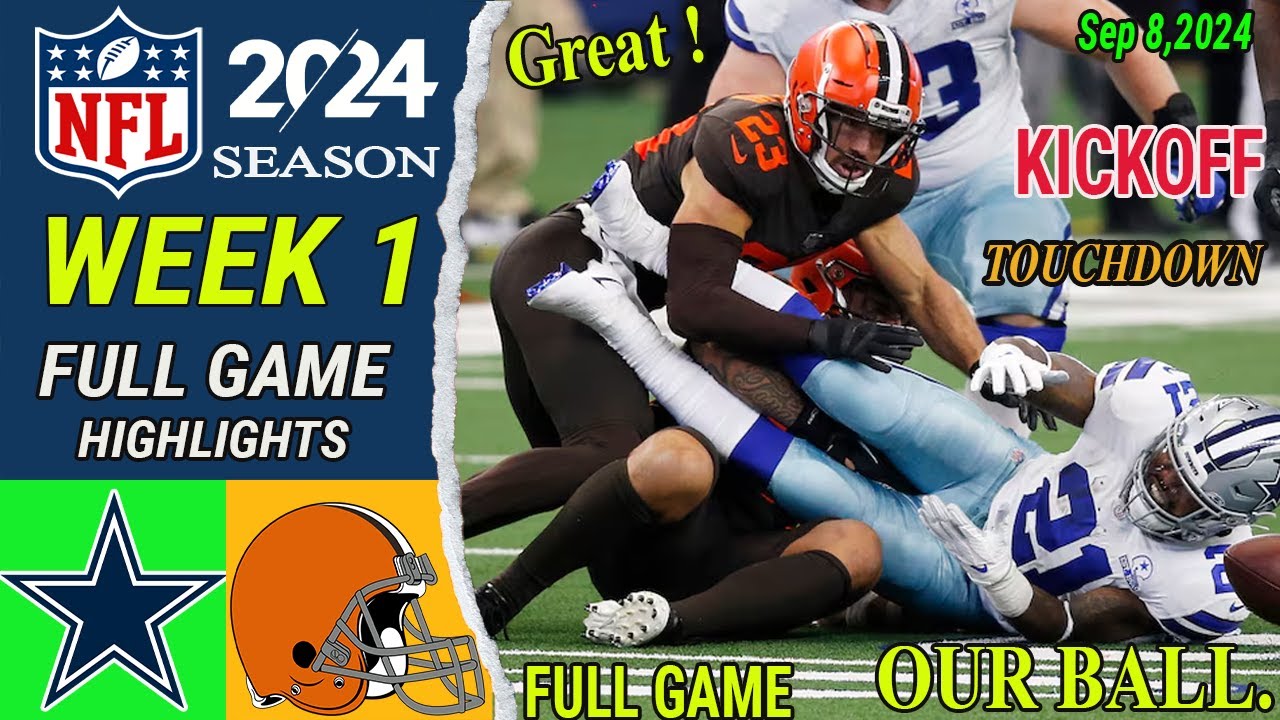 Dallas Cowboys vs Cleveland Browns FULL GAME Sep 08,2024 | NFL Today | | NFL 2024 Season Dallas Cowboys vs Cleveland Browns FULL GAME Sep 08,2024 | NFL Today | | NFL 2024 Season