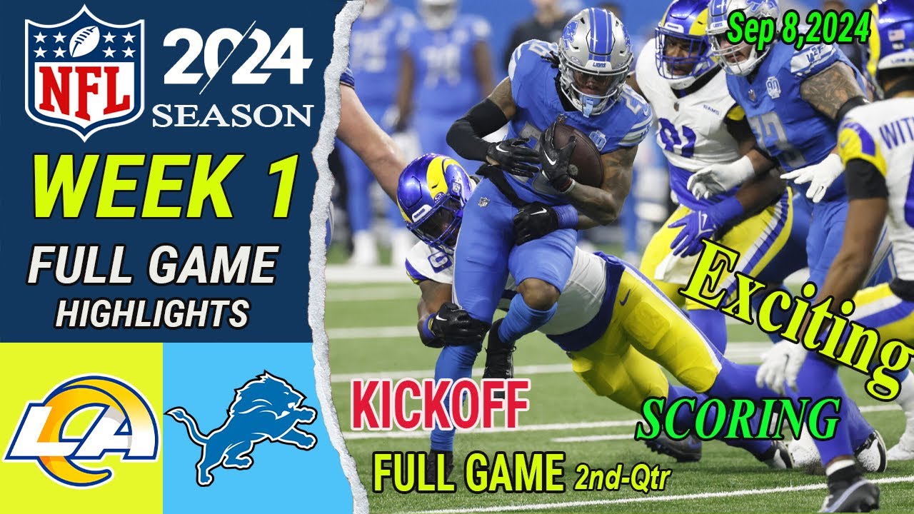 Los Angeles Rams Vs Detroit Lions FULL GAME | NFL Today 2nd-Qtr | NFL Highlights | NFL 2024 Season Los Angeles Rams Vs Detroit Lions FULL GAME | NFL Today 2nd-Qtr | NFL Highlights | NFL 2024 Season