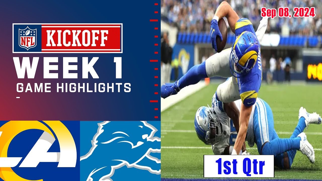 Rams vs Lions FULL GAME Sep 08, 2024 WEEK 1 | NFL KickOff 2024 Rams vs Lions FULL GAME Sep 08, 2024 WEEK 1 | NFL KickOff 2024