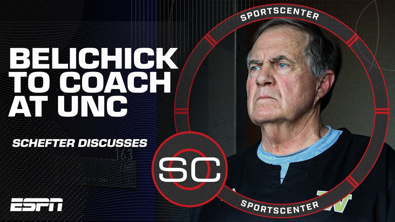 🚨 BREAKING 🚨 Adam Schefter discusses Bill Belichick becoming head coach at UNC | SportsCenter