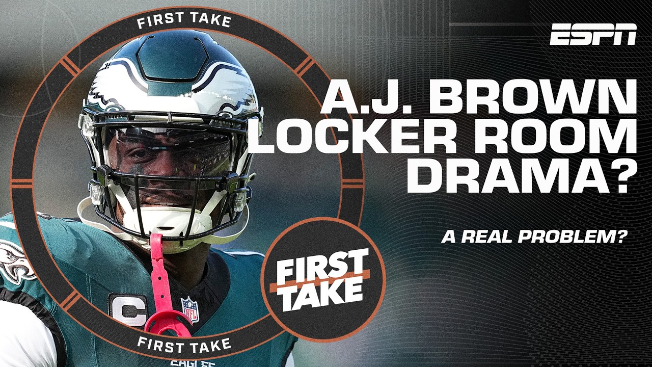 ‘I’M TIRED OF A.J. BROWN’ 🗣️ Mad Dog SOUNDS OFF on Eagles’ locker room drama 😳 | First Take