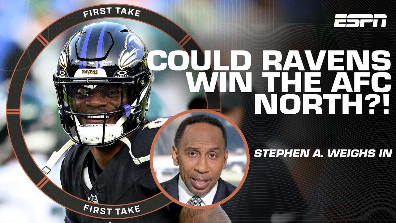 Stephen A. & Dan Orlovsky predict the Ravens will win the AFC North 👀 | First Take