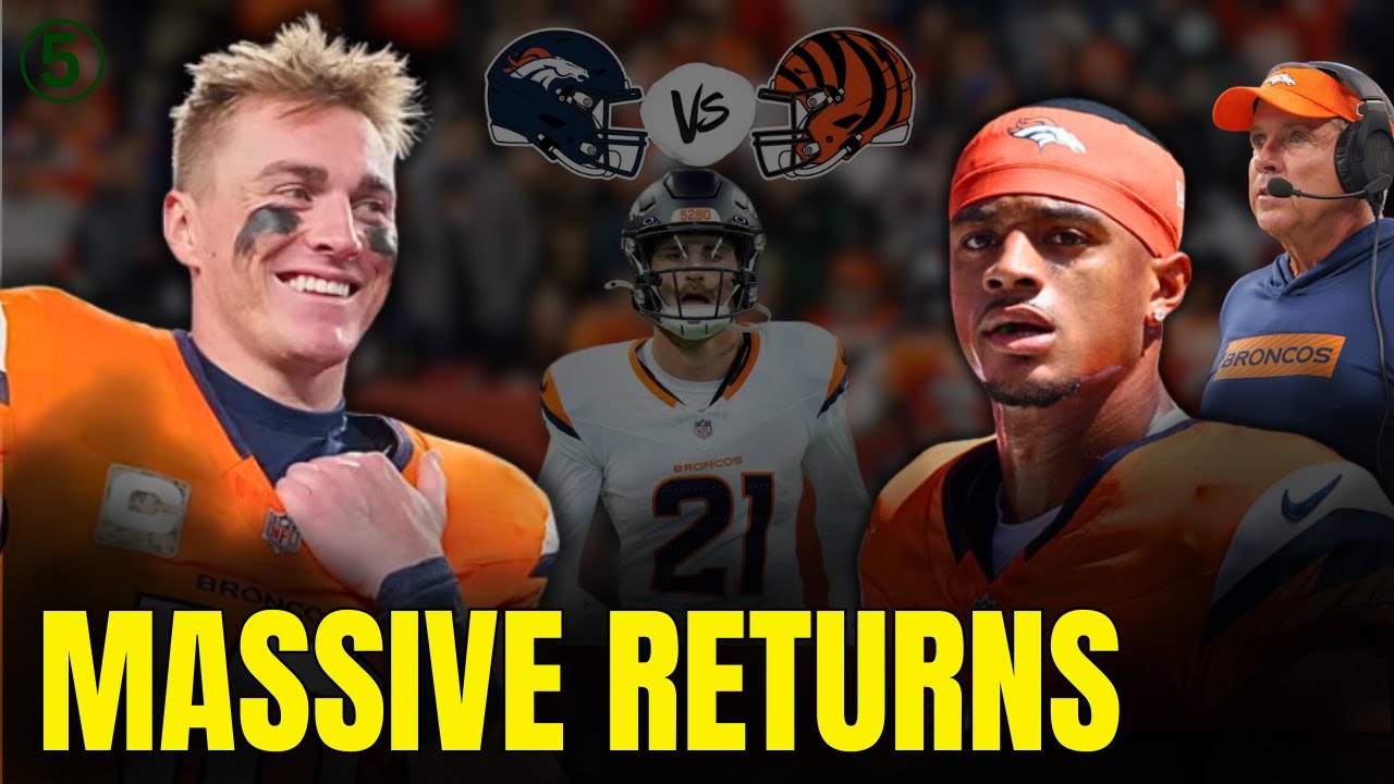 The Broncos Received Good News Before Crucial Match Against the Bengals! Week 17