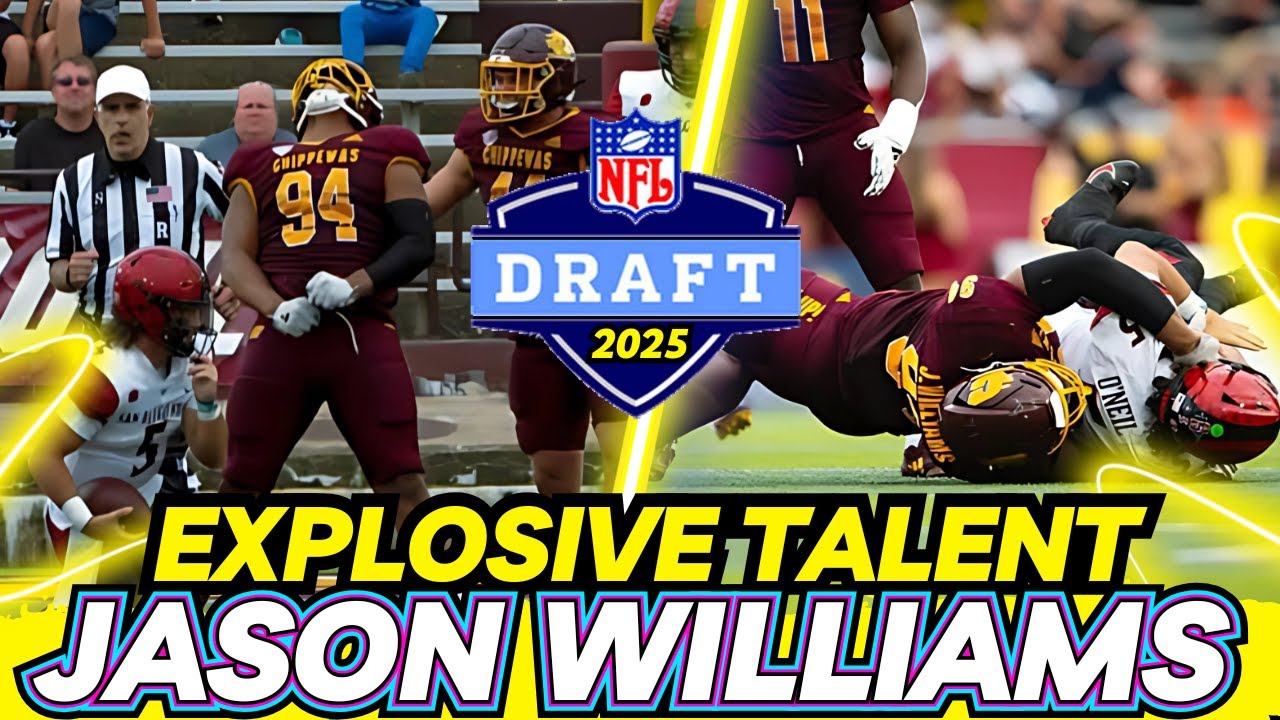 2025 NFL DRAFT PROSPECT Jason Williams of Central Michigan is a GRIZZLY BEAR in the trenches