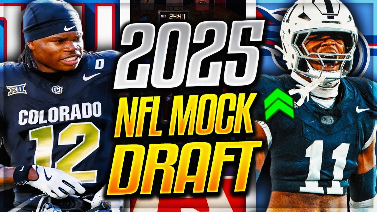 2025 NFL Mock Draft 5.0 | New 1st Overall Pick!