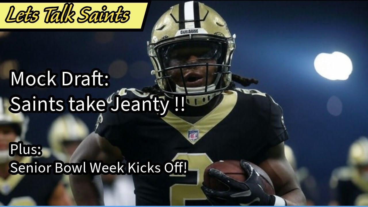 2025 NFL Mock Draft:New Orleans Saints Draft Ashton Jeanty!