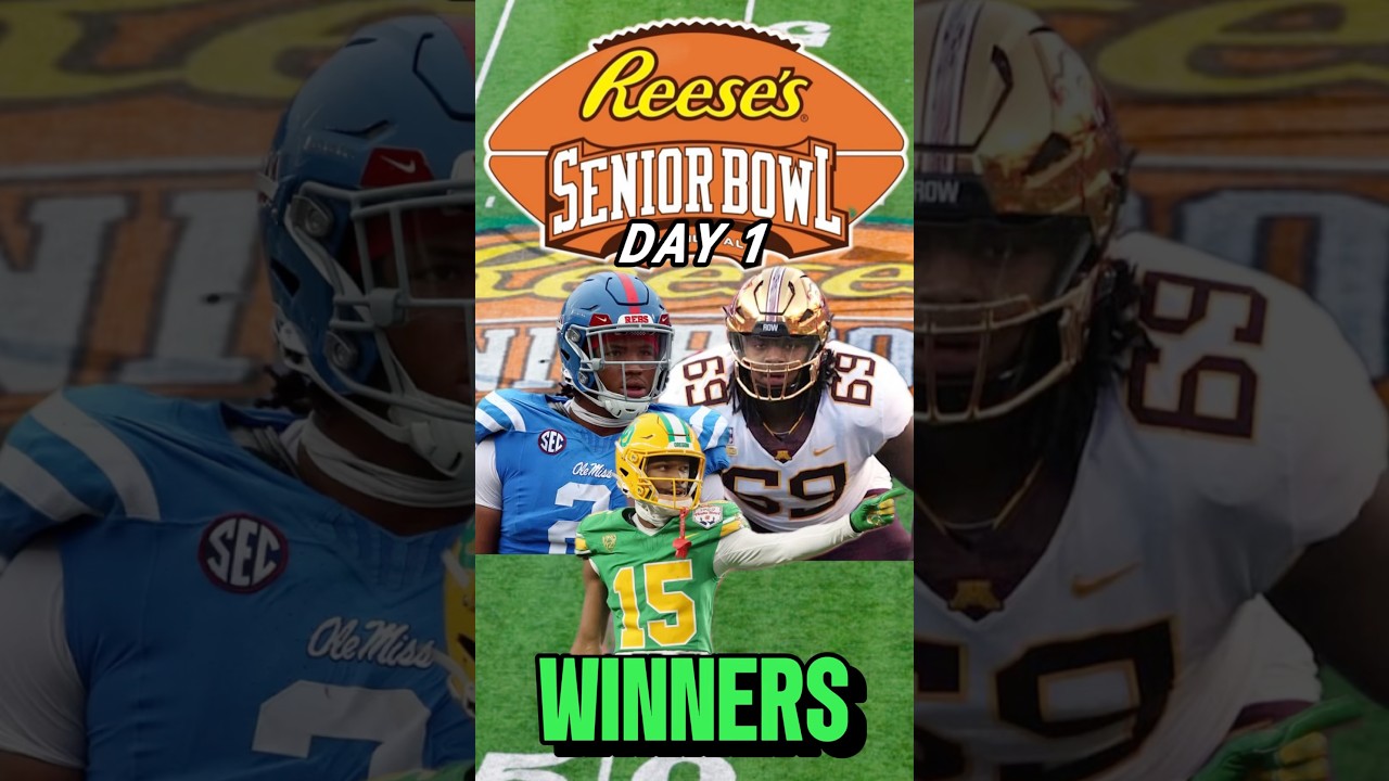 3 Winners From Day 1 Of The Senior Bowl #nfl #nfldraft2025 #nfldraft #seniorbowl #football