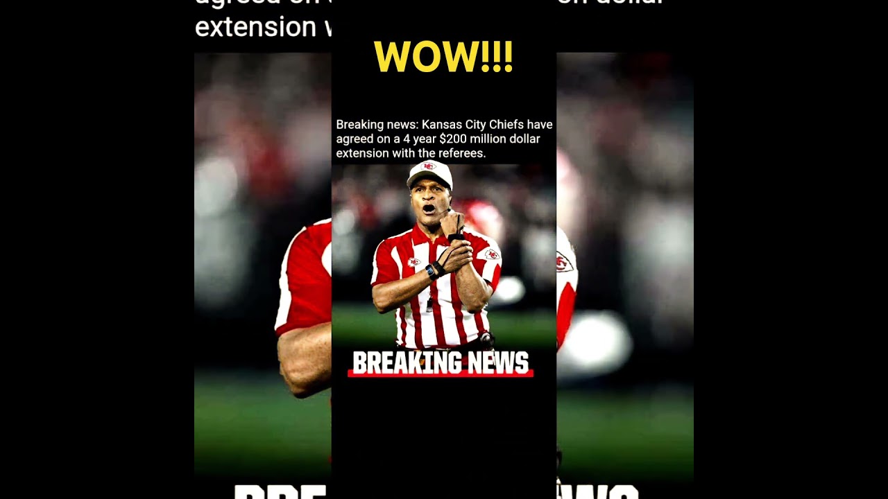 BREAKING NEWS for the NFL referees!!! #sports #nfl #shorts