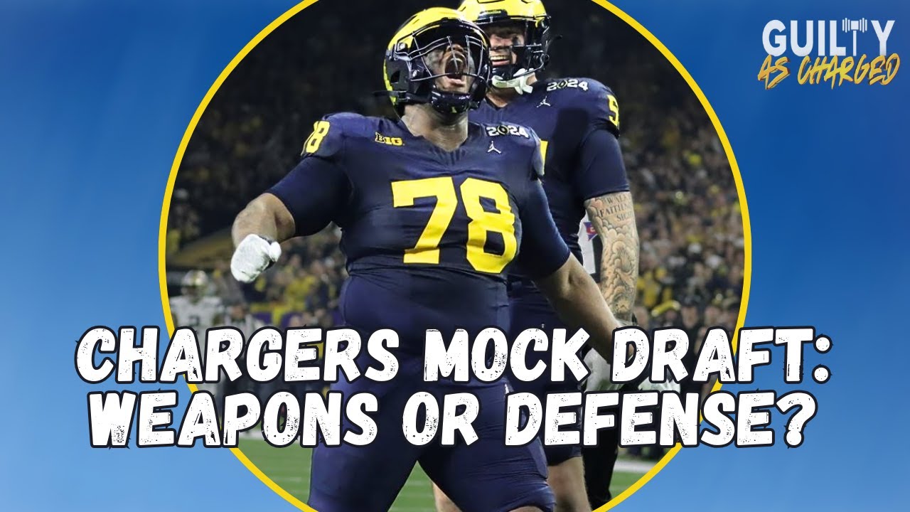 Chargers 2025 Mock Draft 1.0: Add Offensive Firepower or Stack Defense?