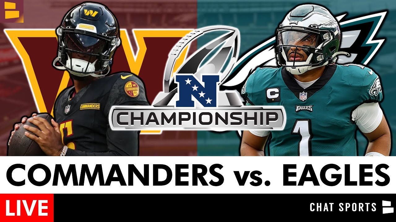 Commanders vs. Eagles Live Streaming Scoreboard & Play-By-Play | NFC Championship Game On FOX