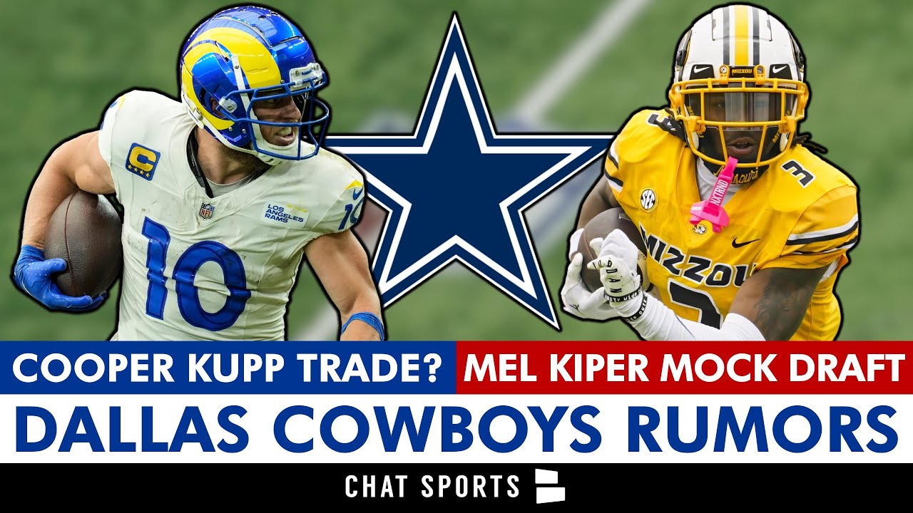 Cowboys Rumors: Cooper Kupp Trade + Mel Kiper 2025 NFL Mock Draft Ft. Luther Burden To Dallas