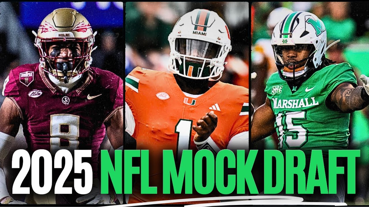 FULL 32 Team 2025 NFL Mock Draft (Who’s Going #1?!?!?!?! +Underrated Prospects) | NFL Draft 2025