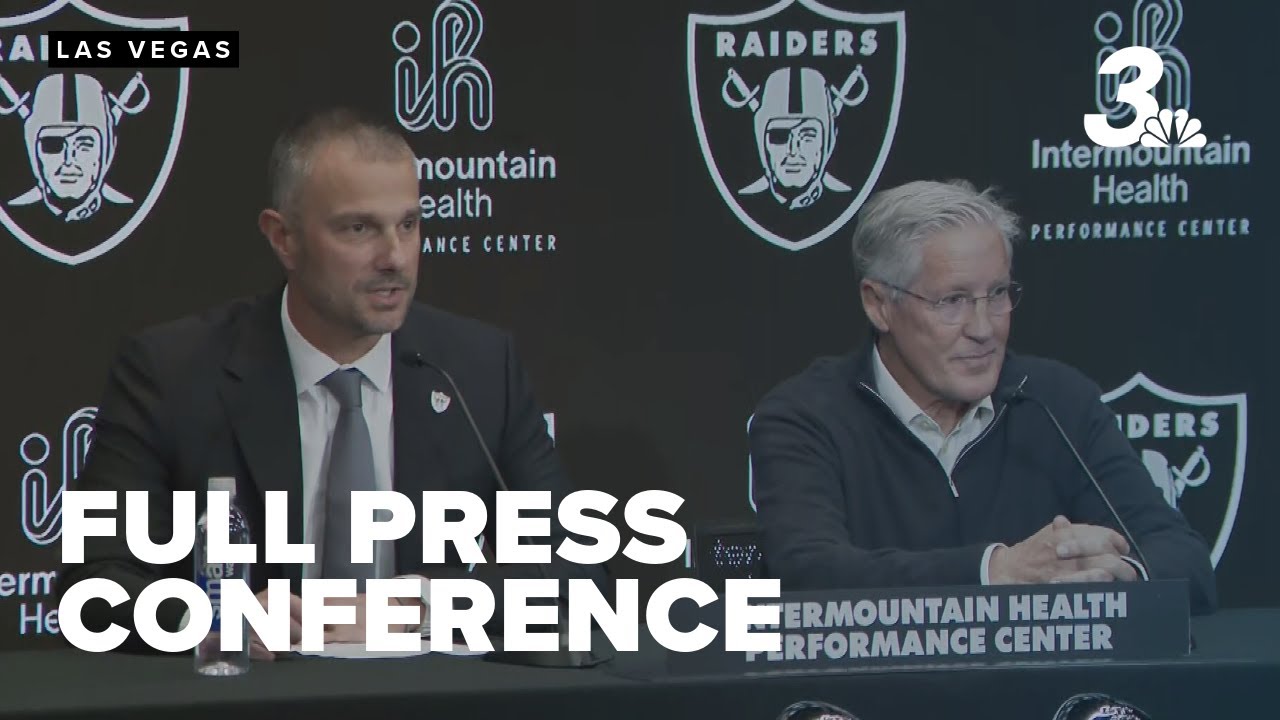 Full press conference: Raiders introduce Pete Carroll, John Spytek