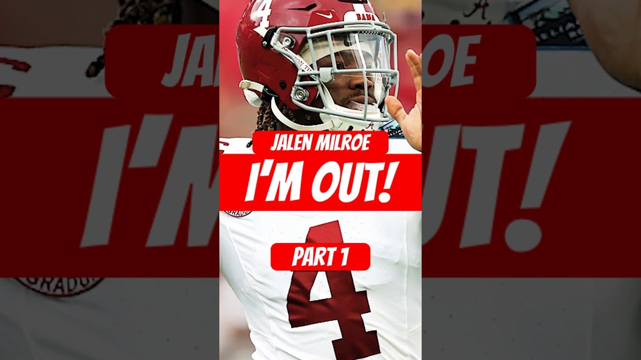 Jalen Milroe – IM OUT! Part 1 #seattleseahawks #nfl #nflnews #seahawks