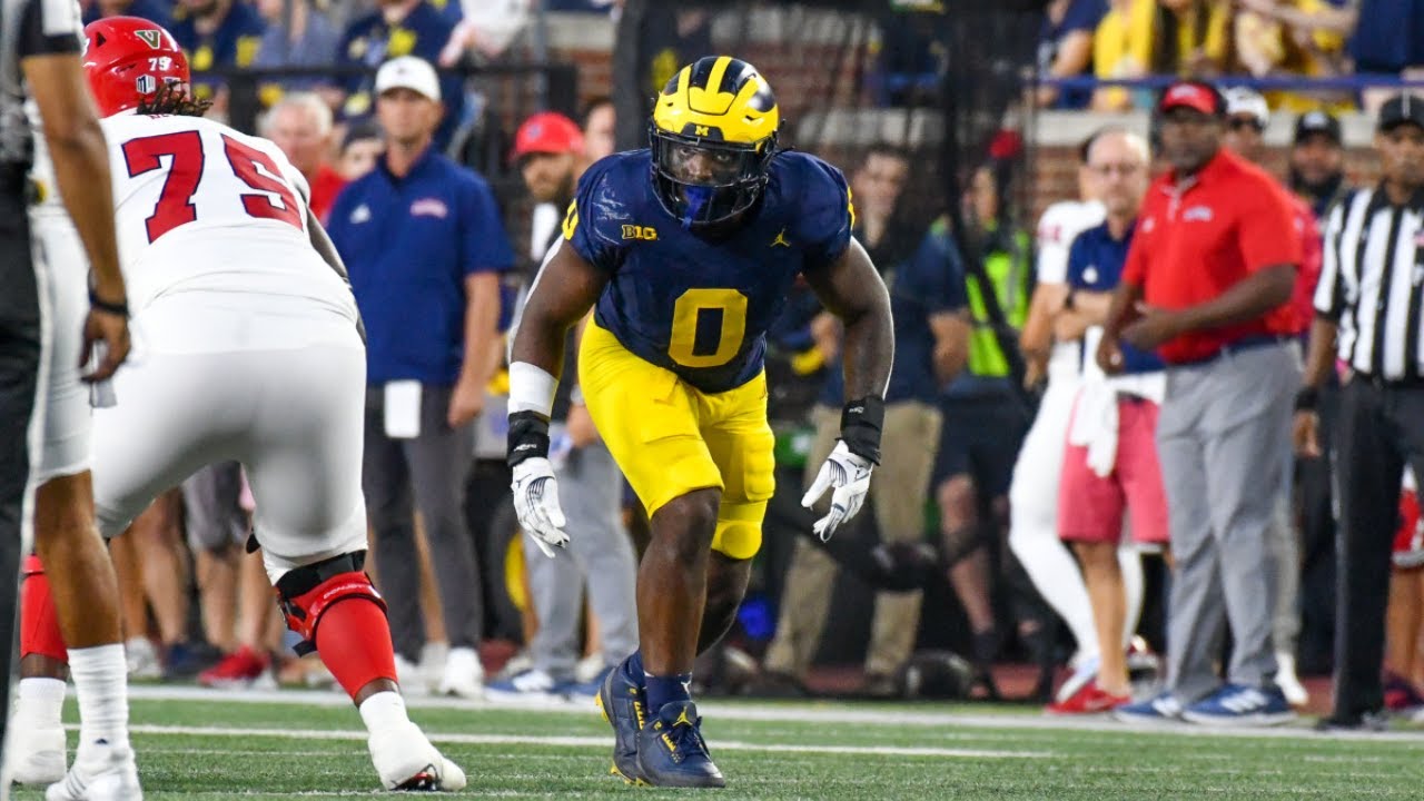 Josaiah Stewart | Edge Rusher | Full 2024 Michigan Highlights | 2025 NFL Draft