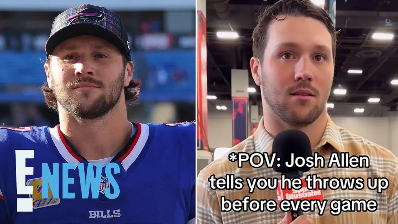 Josh Allen’s Shocking NFL Pregame Ritual Revealed | E! News