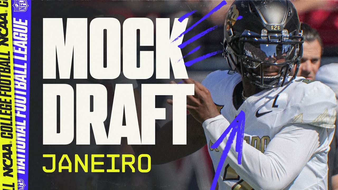 MOCK DRAFT de Janeiro Part. NFLScoutBR  | NFL DRAFT 2025