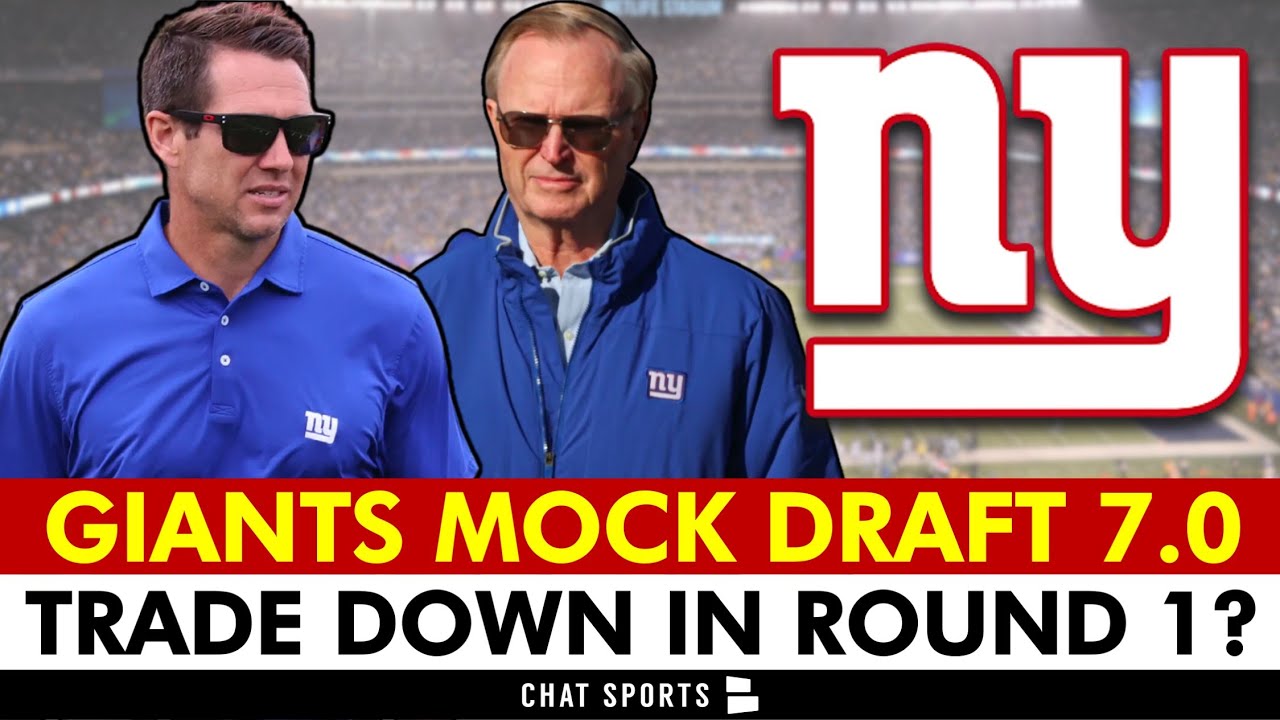 New York Giants Mock Draft 7.0 – TRADE DOWN?