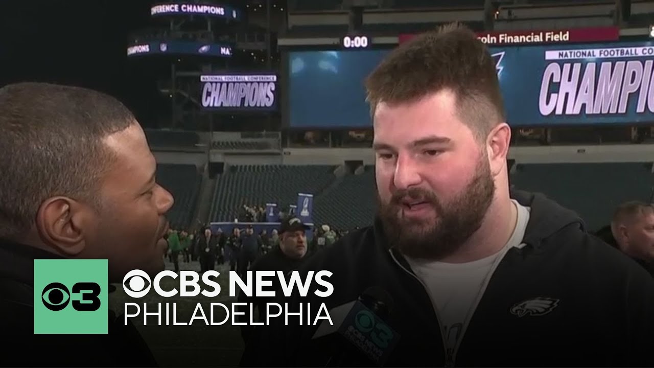 NFC championship game win over Commanders “feels amazing,” Eagles’ Landon Dickerson says