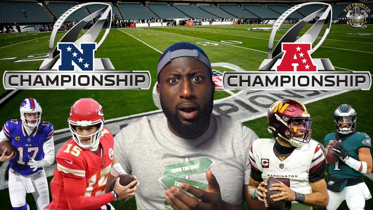 NFL Conference Championship | Eagles vs Commanders | Chiefs vs Bills | Live Commentary & Reactions