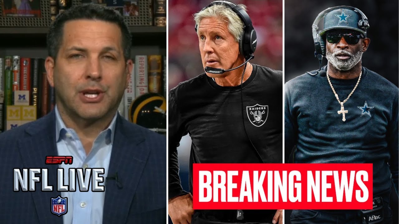 NFL LIVE | Adam Schefter has latest on head coach jobs: Deion Sanders to Cowboys; Carroll to Raiders