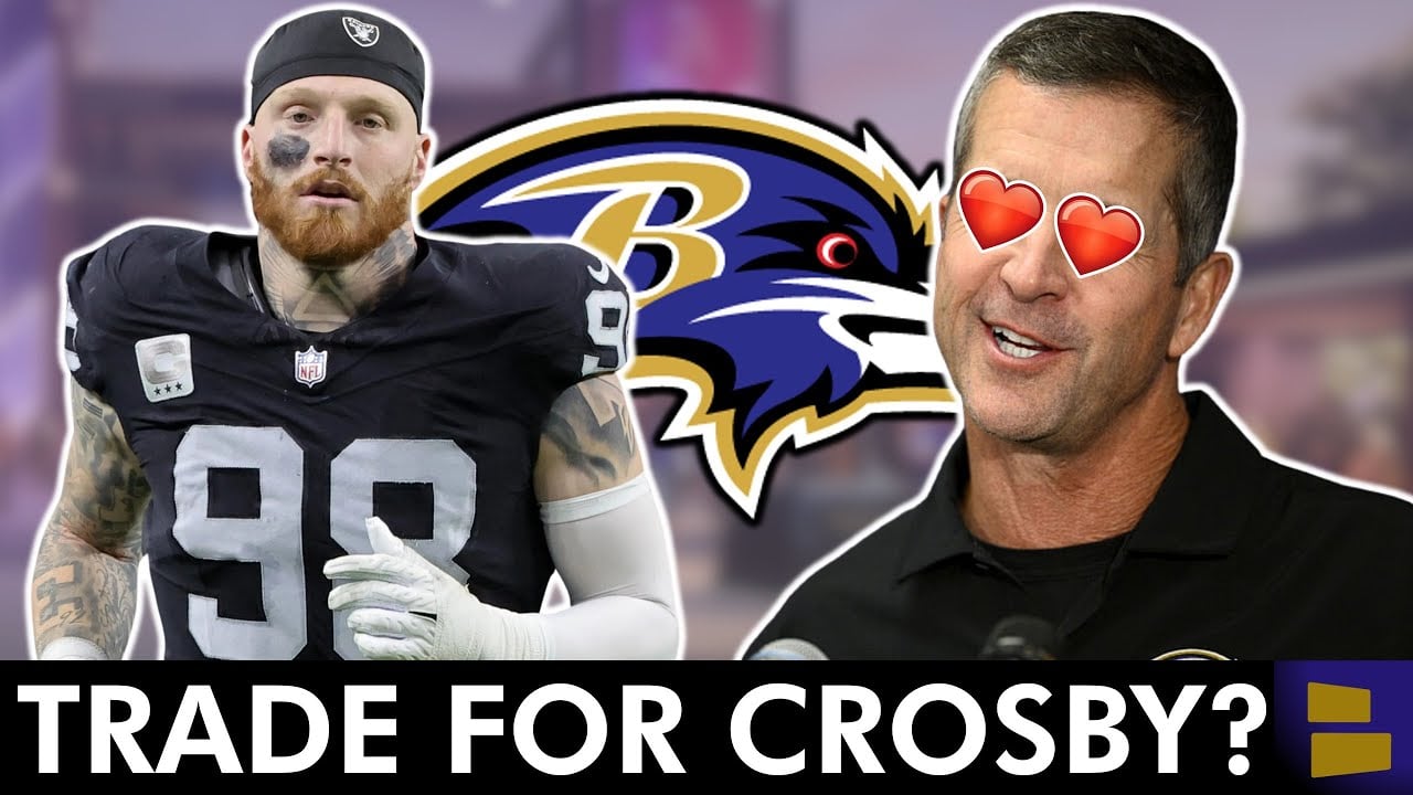 Ravens TRADING For Maxx Crosby In The 2025 NFL Offseason? Maxx Crosby Trade Rumors | Ravens Rumors