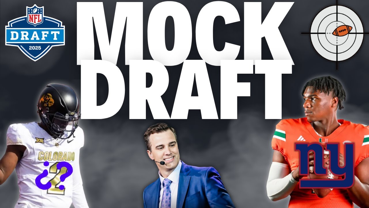 Reacción a MOCK DRAFT 1.0 DANIEL JEREMIAH. NFL Draft 2025.