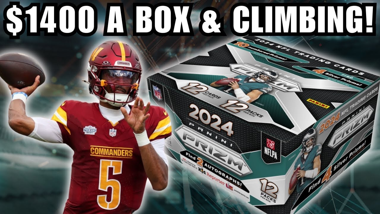 Searching For The RAREST Jayden Daniels Rookies Cards! 2024 Prizm Football Hobby Box!