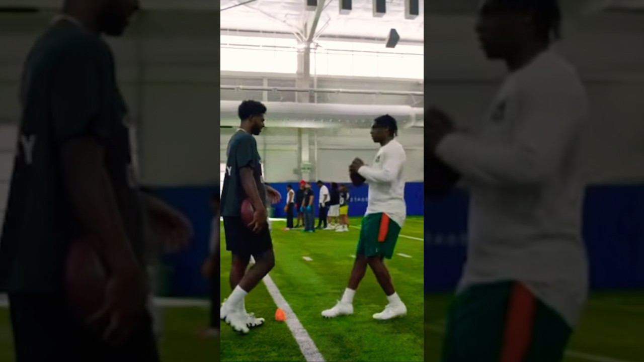 Sheduer Sanders & Cam Ward Training For The NFL Draft